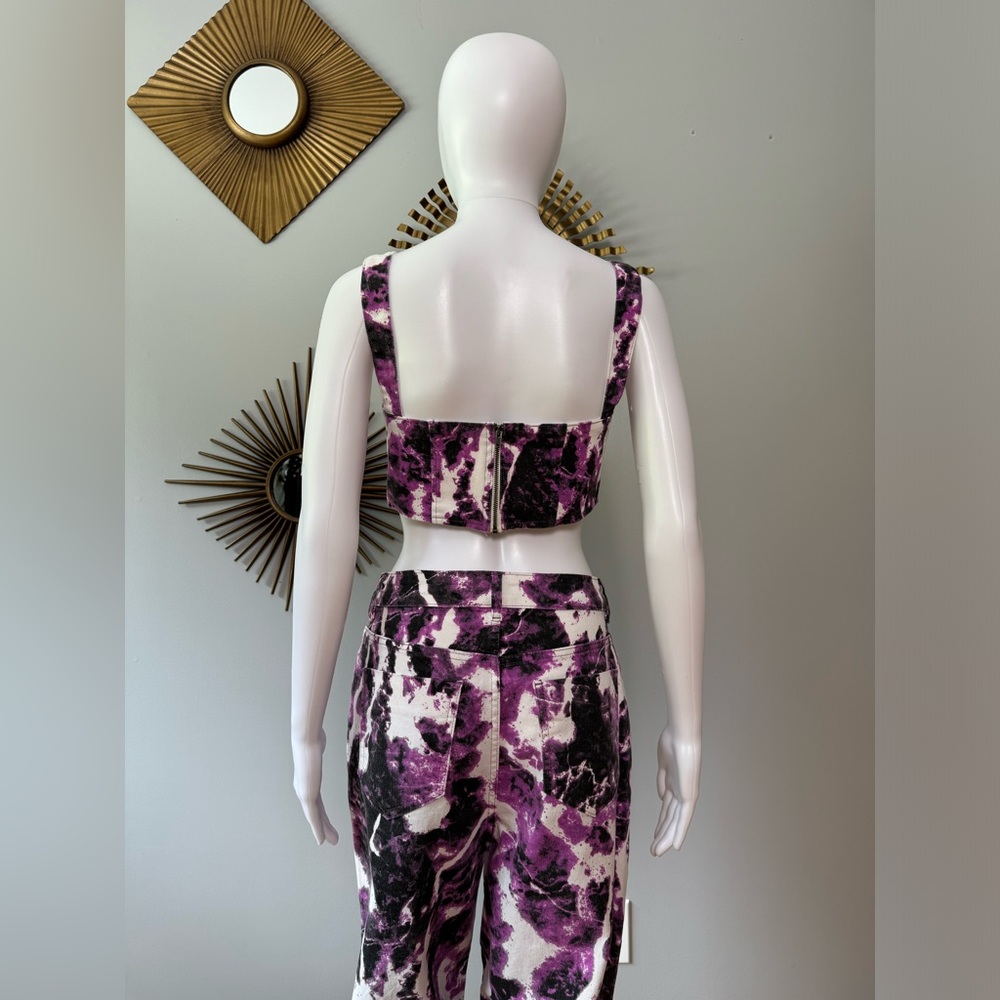 EITH - Purple Paint Corset & Pants Set - Picture 7 of 10